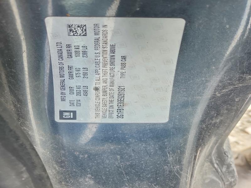 2014 Chevrolet Camaro მანქანა იყიდება აუქციონზე, vin: 2G1FB1E36E9281921, აუქციონის ნომერი: 54411816