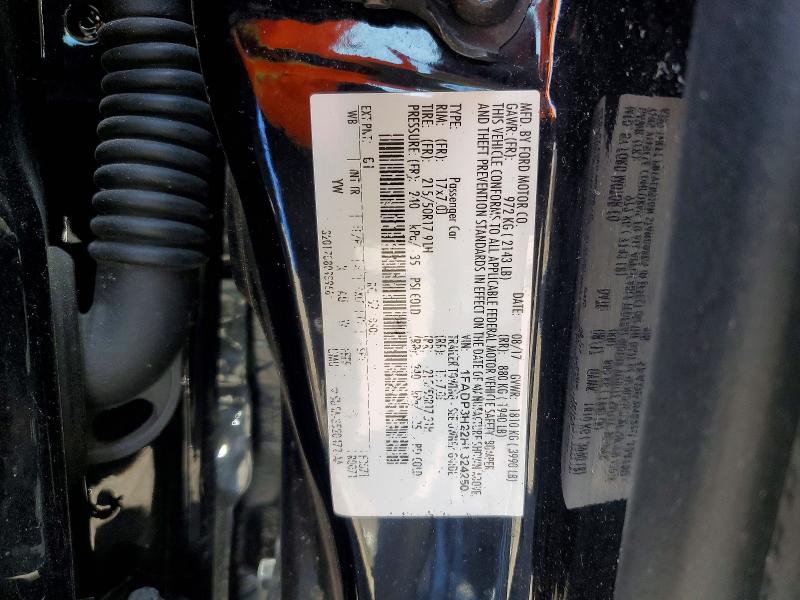 2017 Ford Focus მანქანა იყიდება აუქციონზე, vin: 1FADP3H22HL324250, აუქციონის ნომერი: 54058216