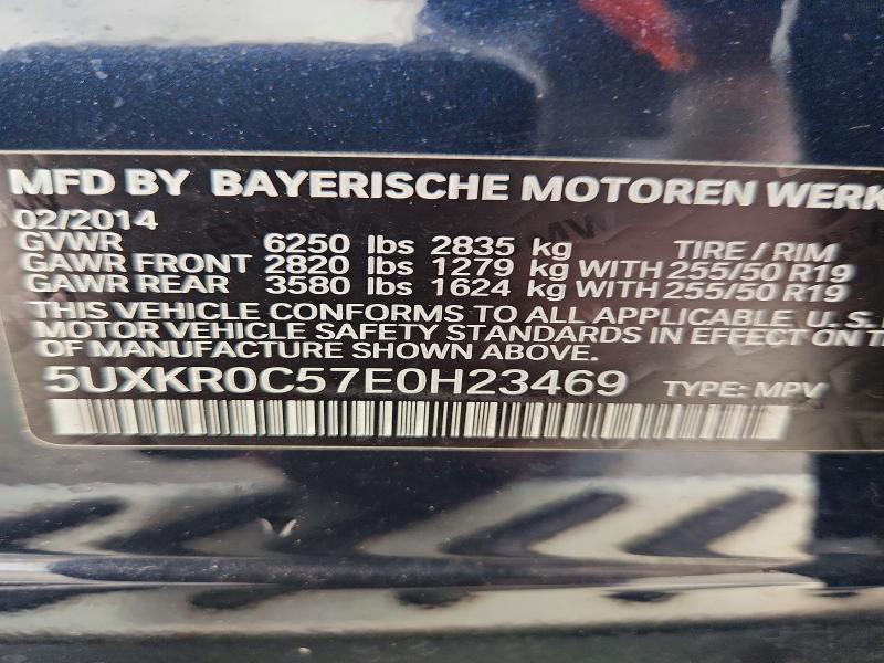 2014 Bmw X5 მანქანა იყიდება აუქციონზე, vin: 5UXKR0C57E0H23469, აუქციონის ნომერი: 54716936