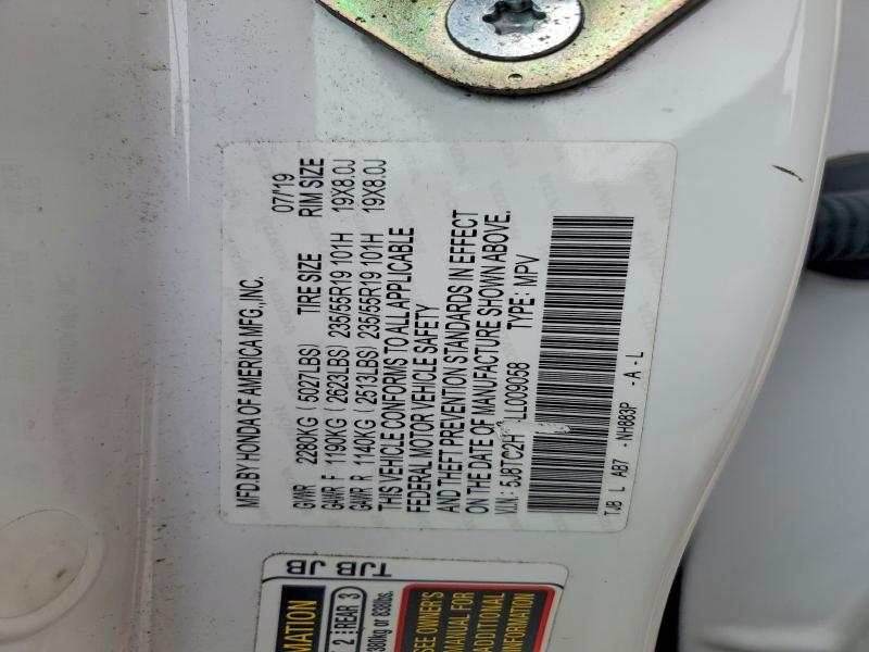 Aukcja sprzedaży 2020 Acura Rdx, vin: 5J8TC2H34LL009058, numer aukcji: 51347186