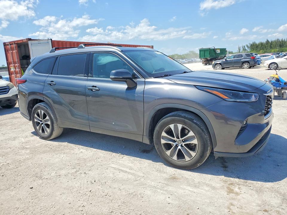 52255936 :رقم المزاد ، 5TDGZRAH4MS537678 vin ، 2021 Toyota Highlander مزاد بيع