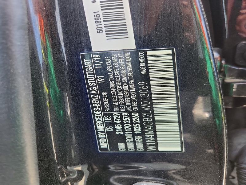 Auction sale of the 2020 Mercedes-benz Glb, vin: W1N4M4GB2LW013069, lot number: 53442846