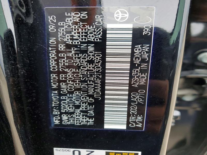 Aukcja sprzedaży 2026 Toyota Crown, vin: JTDAAAAF2T3043901, numer aukcji: 53012166