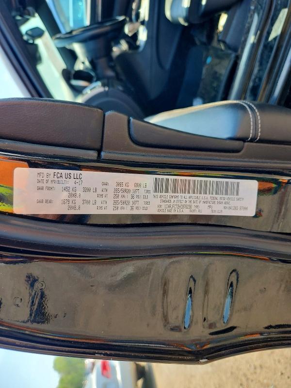 Продажа на аукционе авто 2017 Jeep Grand Cherokee, vin: 1C4RJFCT2HC876236, номер лота: 52542356