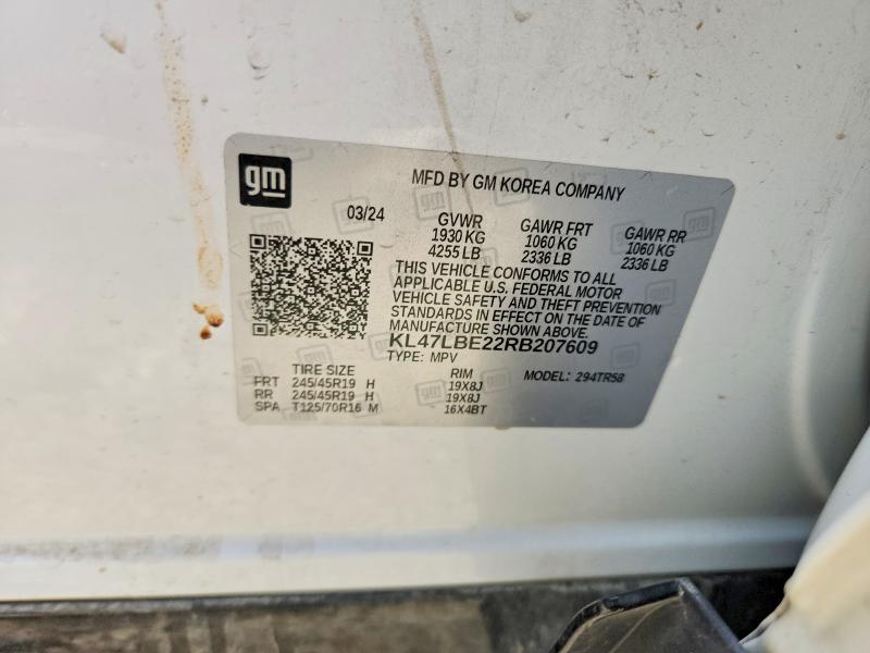 Продаж на аукціоні авто 2024 Buick Envista, vin: KL47LBE22RB207609, номер лоту: 53545846