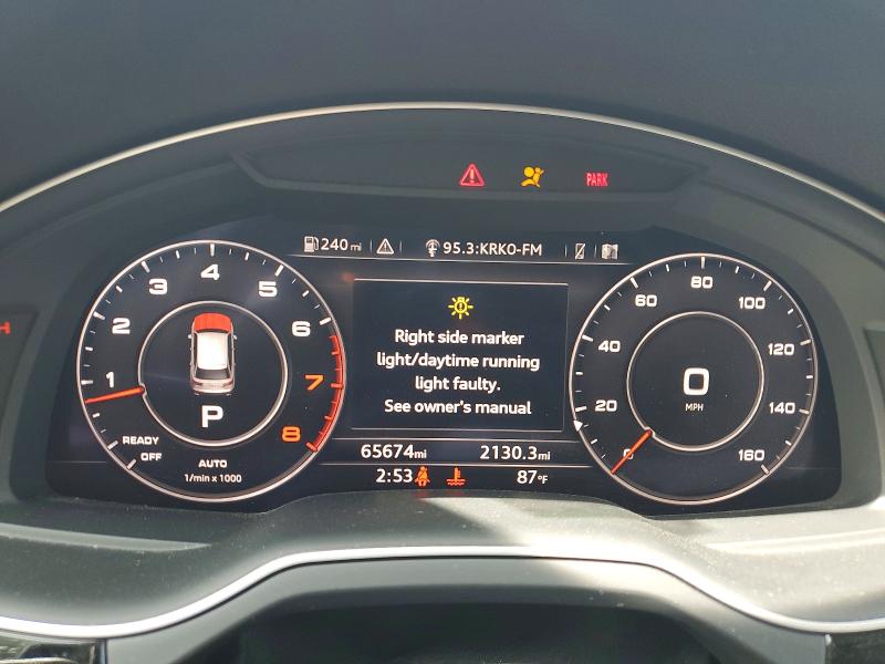52705476 :رقم المزاد ، WA1LAAF76JD005325 vin ، 2018 Audi Q7 مزاد بيع