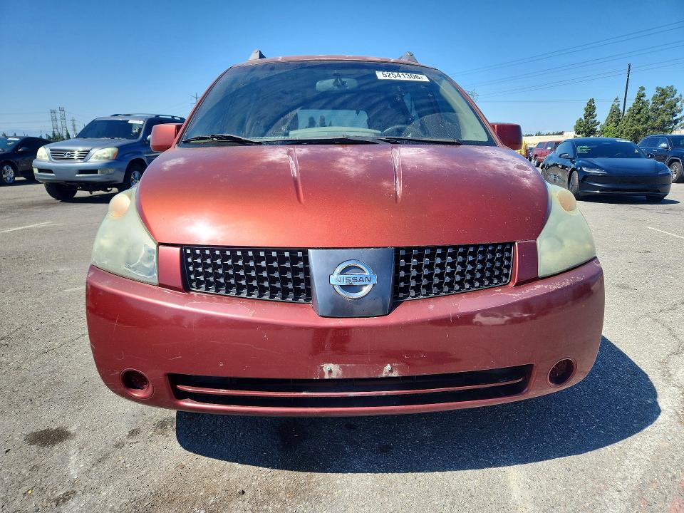 2004 Nissan Quest მანქანა იყიდება აუქციონზე, vin: 5N1BV28U34N344424, აუქციონის ნომერი: 52541306