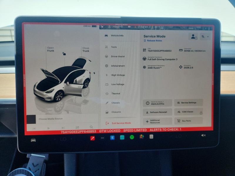 Продажа на аукционе авто 2023 Tesla Model Y, vin: 7SAYGDEE2PF648853, номер лота: 54117776