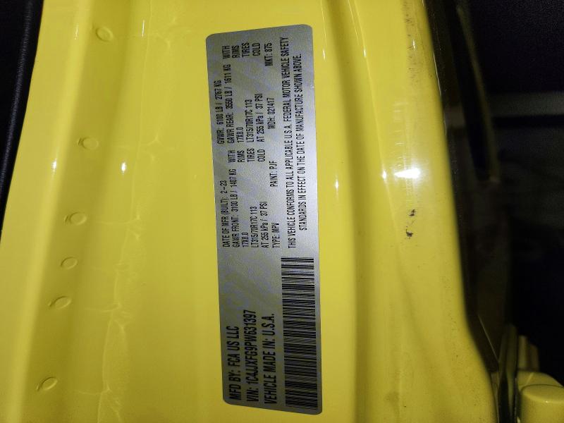Aukcja sprzedaży 2023 Jeep Wrangler, vin: 1C4JJXFG9PW631397, numer aukcji: 52495746