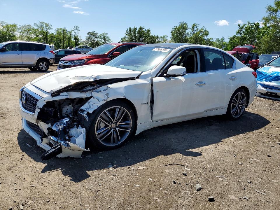 Auction sale of the 2014 Infiniti Q50 Hybrid, vin: JN1AV7AR2EM703551, lot number: 52896166