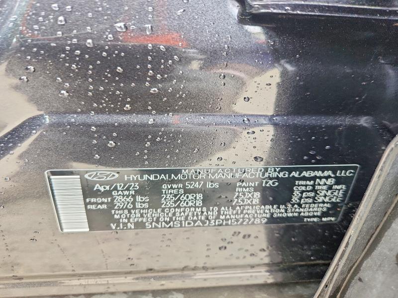 Продажа на аукционе авто 2023 Hyundai Santa Fe, vin: 5NMS1DAJ3PH572789, номер лота: 53744616