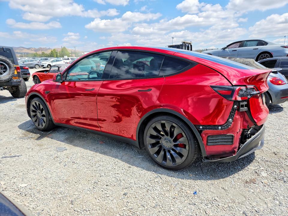 55452056 :رقم المزاد ، 7SAYGDEF0NF342742 vin ، 2022 Tesla Model Y مزاد بيع