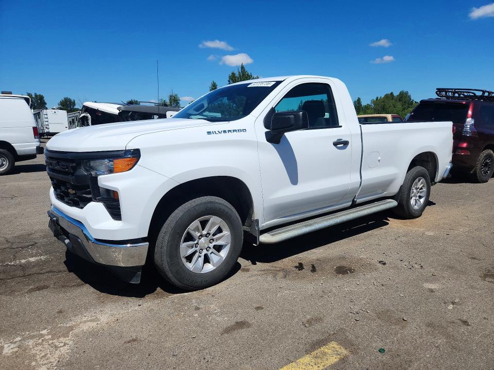 2023 Chevrolet Silverado მანქანა იყიდება აუქციონზე, vin: 3GCNAAED8PG302615, აუქციონის ნომერი: 53728736