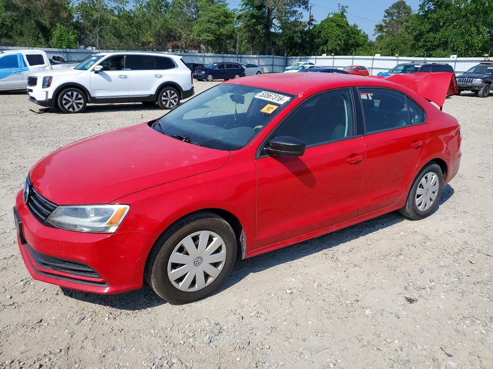 53567316 :رقم المزاد ، 3VW2K7AJ6FM342459 vin ، 2015 Volkswagen Jetta مزاد بيع