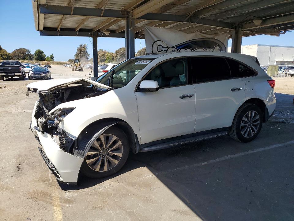 53746456 :رقم المزاد ، 5FRYD3H49FB005691 vin ، 2015 Acura Mdx مزاد بيع
