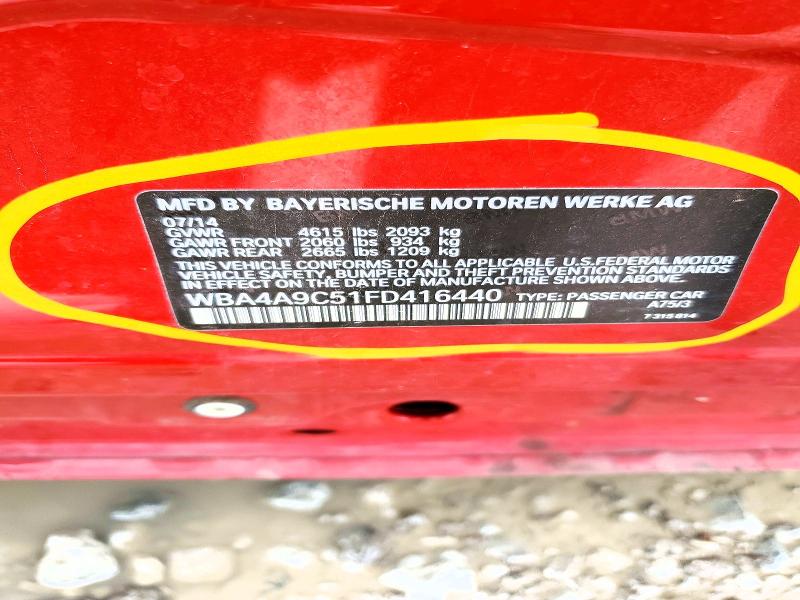2015 Bmw 428 მანქანა იყიდება აუქციონზე, vin: WBA4A9C51FD416440, აუქციონის ნომერი: 52691896