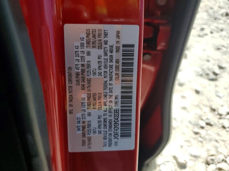 Продажа на аукционе авто 2021 Mazda Cx-5, vin: JM3KFADM3M0408385, номер лота: 53286336