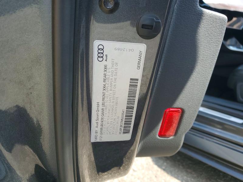 53319166 :رقم المزاد ، WUAPCBF27MN906541 vin ، 2021 Audi Rs7 مزاد بيع