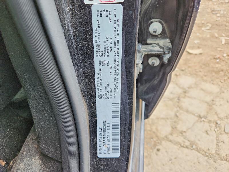 Продажа на аукционе авто 2021 Ram 1500, vin: 1C6RRFFG9MN627042, номер лота: 53603586