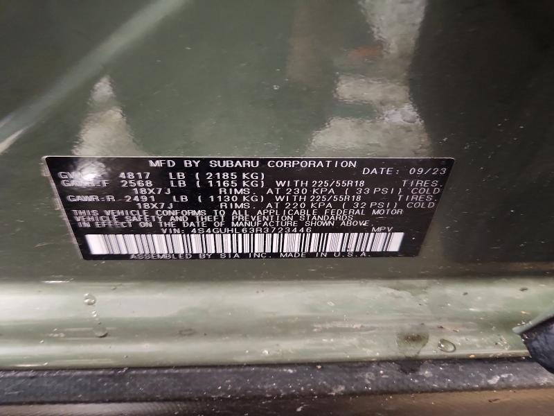 Aukcja sprzedaży 2024 Subaru Crosstrek, vin: 4S4GUHL63R3723446, numer aukcji: 54442326