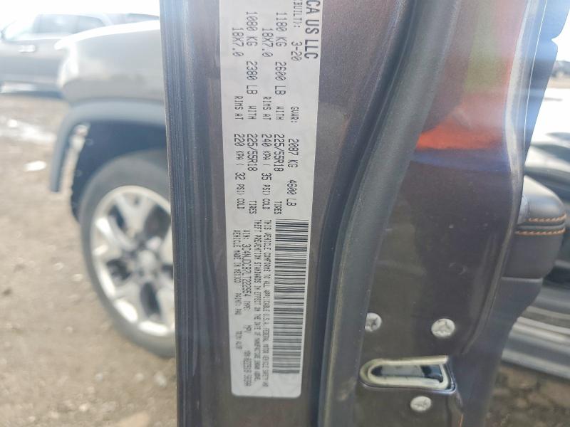 54138926 :رقم المزاد ، 3C4NJDCB7LT222954 vin ، 2020 Jeep Compass مزاد بيع