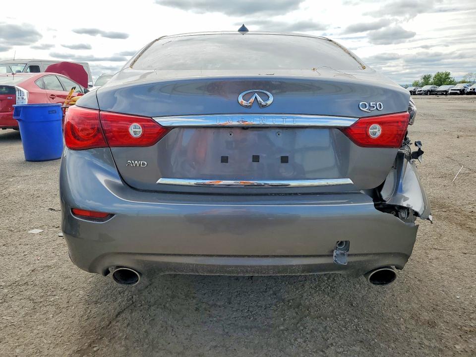 53302936 :رقم المزاد ، JN1AV7AR9FM850452 vin ، 2015 Infiniti Q50 Hybrid مزاد بيع