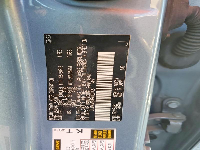 2023 Lexus Rz მანქანა იყიდება აუქციონზე, vin: JTJAAAAB8PA003995, აუქციონის ნომერი: 53835846