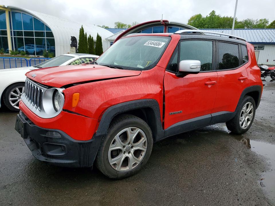 53464686 :رقم المزاد ، ZACCJBDT2FPB94155 vin ، 2015 Jeep Renegade مزاد بيع