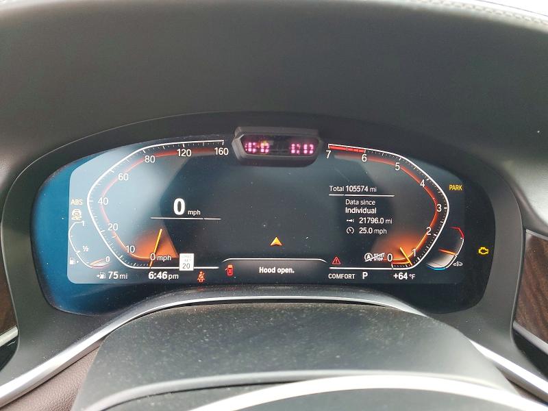 2020 Bmw 750 მანქანა იყიდება აუქციონზე, vin: WBA7U2C02LGM27795, აუქციონის ნომერი: 54516156