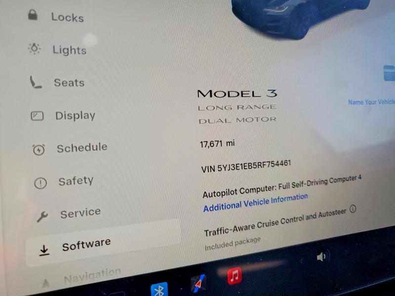 2024 Tesla Model 3 მანქანა იყიდება აუქციონზე, vin: 5YJ3E1EB5RF754461, აუქციონის ნომერი: 53111076