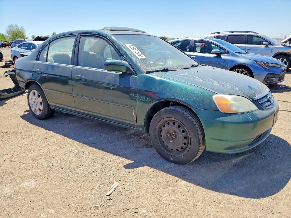 Продажа на аукционе авто 2002 Honda Civic, vin: 1HGES26742L008265, номер лота: 52851506