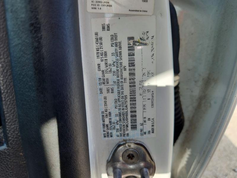 Продаж на аукціоні авто 2020 Ford Escape, vin: 1FMCU0H60LUA75705, номер лоту: 55308526