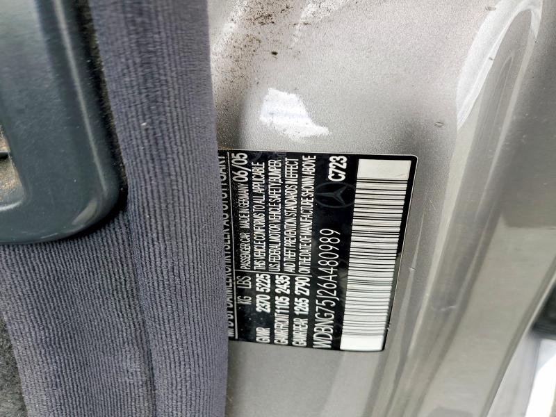 Aukcja sprzedaży 2006 Mercedes-benz S, vin: WDBNG75J26A480989, numer aukcji: 52559426