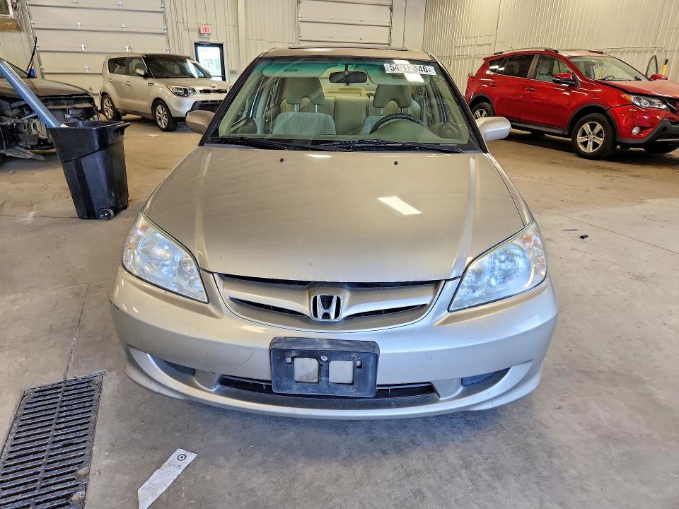 Aukcja sprzedaży 2005 Honda Civic, vin: 2HGES26825H565248, numer aukcji: 54012146