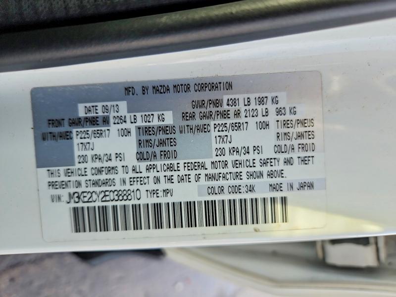 Aukcja sprzedaży 2014 Mazda Cx-5, vin: JM3KE2CY2E0388810, numer aukcji: 53661886