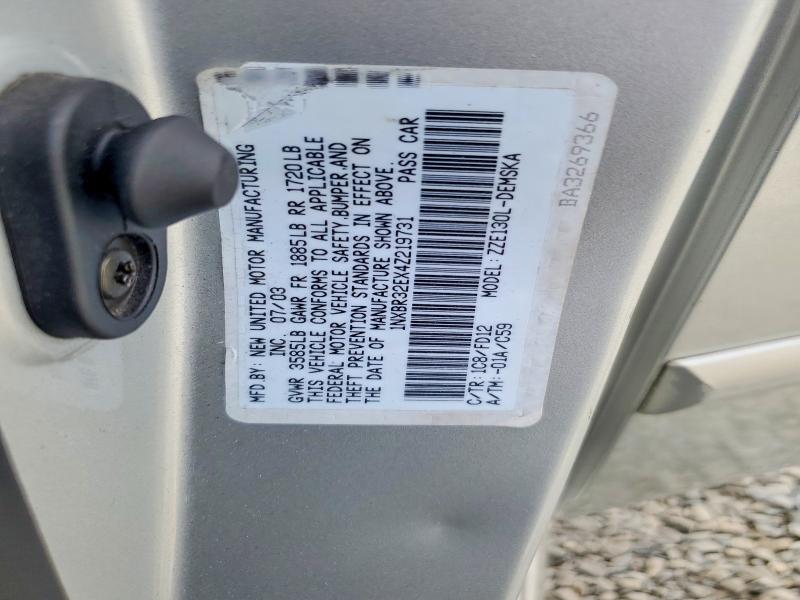 Продаж на аукціоні авто 2004 Toyota Corolla, vin: 1NXBR32EX4Z219731, номер лоту: 54649496