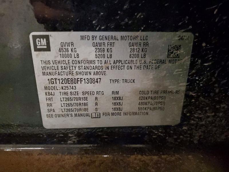 Продажа на аукционе авто 2015 Gmc Sierra, vin: 1GT120E80FF130847, номер лота: 53442446