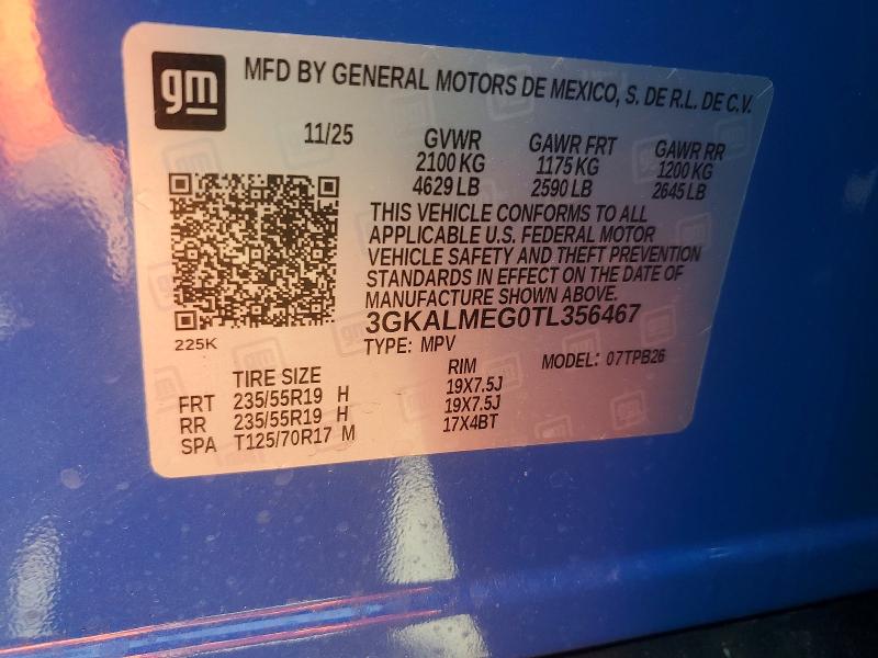 Продаж на аукціоні авто 2026 Gmc Terrain, vin: 3GKALMEG0TL356467, номер лоту: 52124726