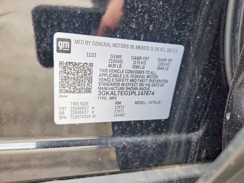 52760236 :رقم المزاد ، 3GKALTEG1PL147674 vin ، 2023 Gmc Terrain مزاد بيع