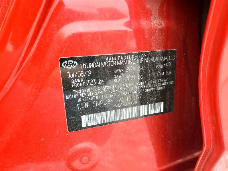 Продаж на аукціоні авто 2020 Hyundai Elantra, vin: 5NPD84LF6LH510197, номер лоту: 52342506