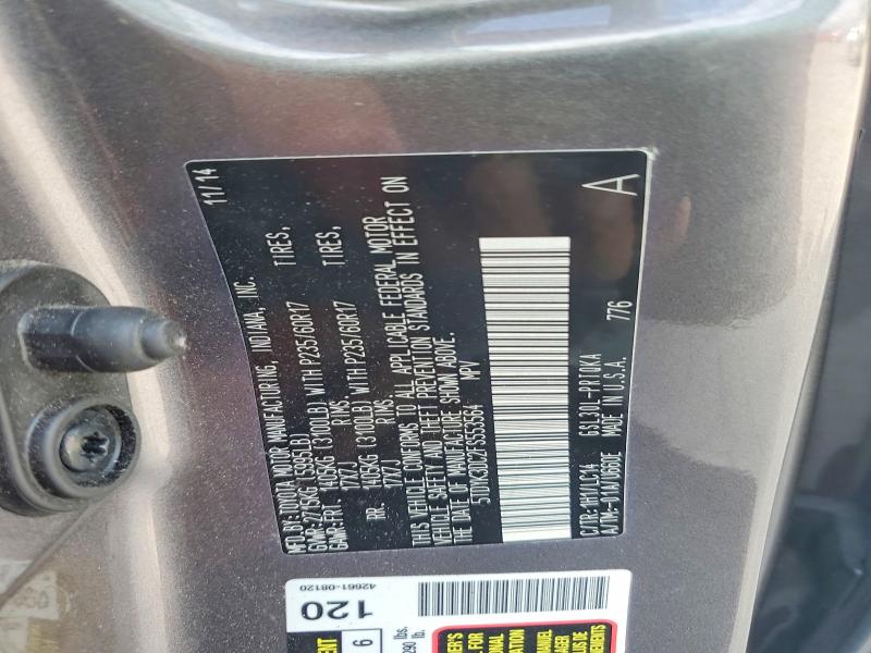 Продаж на аукціоні авто 2015 Toyota Sienna, vin: 5TDYK3DC2FS553564, номер лоту: 55195086