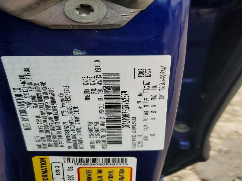 55057586 :رقم المزاد ، 3FA6P0H78GR262579 vin ، 2016 Ford Fusion مزاد بيع