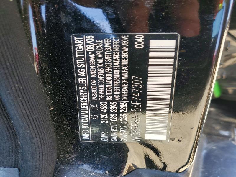 Aukcja sprzedaży 2006 Mercedes-benz C, vin: WDBRF87H56F747307, numer aukcji: 53293776