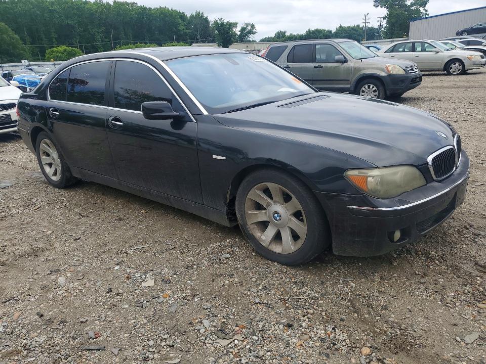 2007 Bmw 750 მანქანა იყიდება აუქციონზე, vin: WBAHN83517DT65944, აუქციონის ნომერი: 54241006