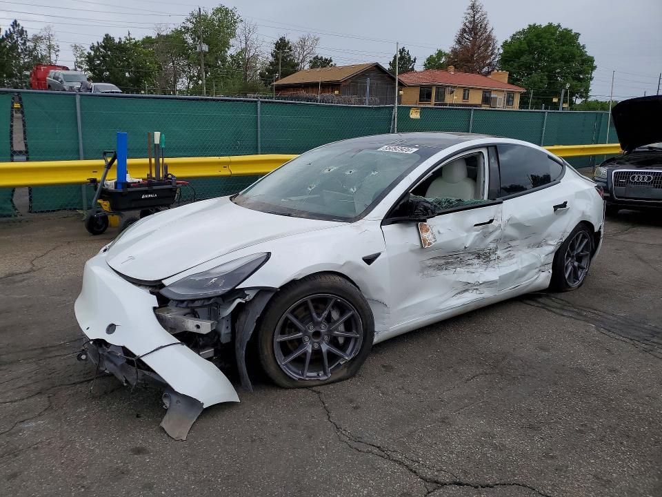 Продажа на аукционе авто 2021 Tesla Model 3, vin: 5YJ3E1EAXMF096720, номер лота: 55092926