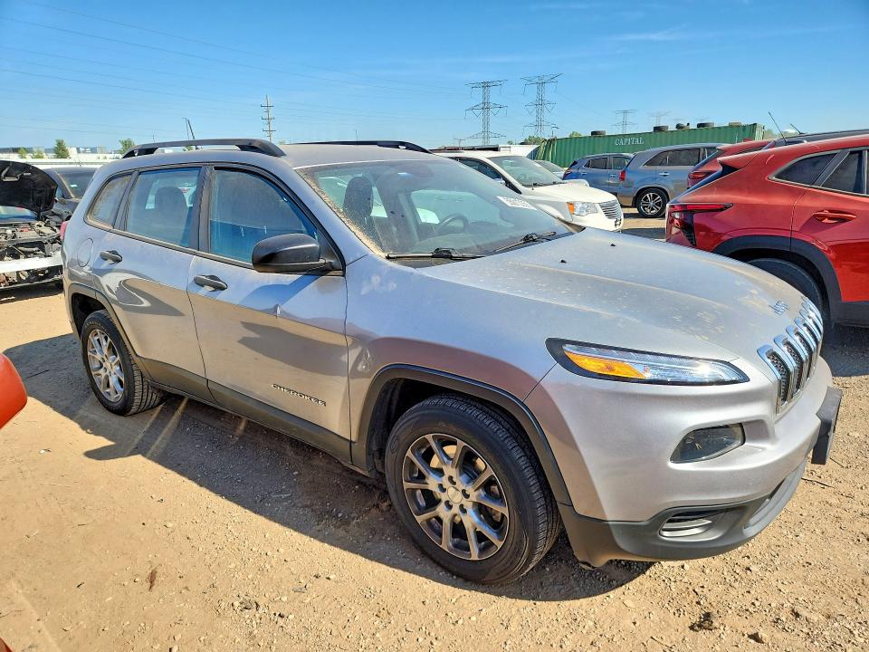 2016 Jeep Cherokee მანქანა იყიდება აუქციონზე, vin: 1C4PJLABXGW137631, აუქციონის ნომერი: 55013356