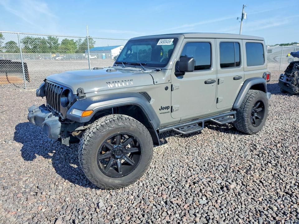 Aukcja sprzedaży 2020 Jeep Wrangler Unlimited, vin: 1C4HJXDG0LW270976, numer aukcji: 54908456
