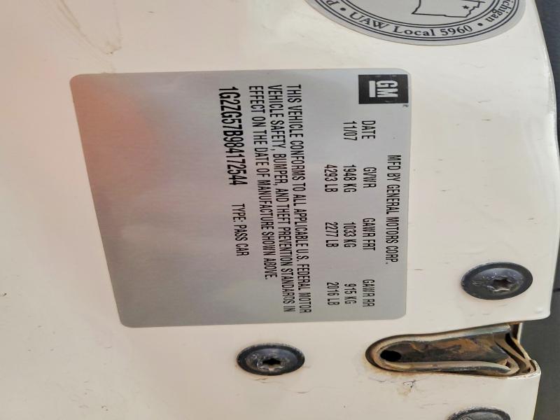 Aukcja sprzedaży 2008 Pontiac G6, vin: 1G2ZG57B984172544, numer aukcji: 52625856