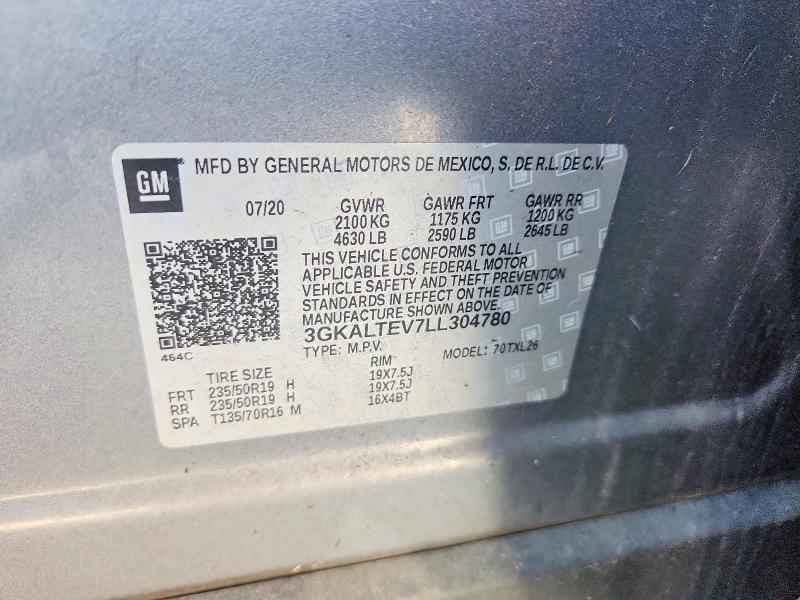 Продажа на аукционе авто 2020 Gmc Terrain, vin: 3GKALTEV7LL304780, номер лота: 51596056