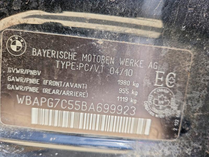 52958516 :رقم المزاد ، WBAPG7C55BA699923 vin ، 2011 Bmw 323 مزاد بيع
